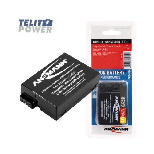 Telit Power Baterija Li-Ion 7.4V 1000mAh za CANON kamere LP-E8 ANSMANN ( 4396 ) Cene