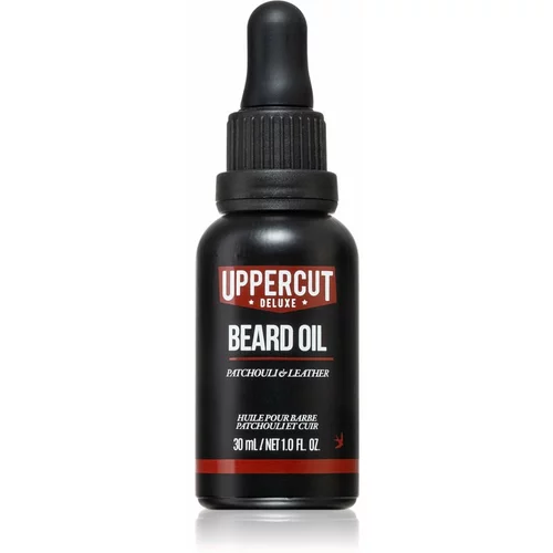 Uppercut Deluxe Beard Oil Patchouli&Leather ulje za bradu 30 ml
