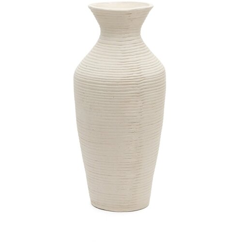 Kave Home Krem ručno izrađena/visoka vaza (visina 72 cm) Pria &amp;ndash; Slike