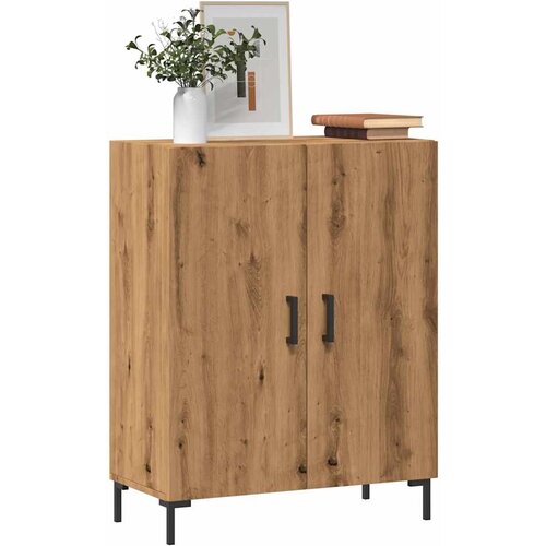 VidaXL Komoda artisan hrast 69,5x34x90 cm inženirski les Slike