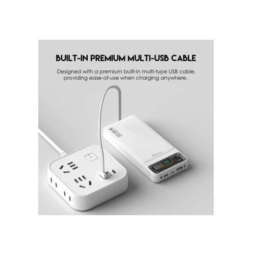Fantech power bank prenosiva baterija T1 10000mAh qc/ pd/ 22.5W beli Slike