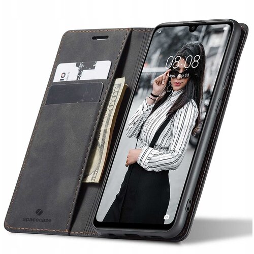Spacecase OVITEK DENARNICA ZA HUAWEI P30 LITE ČRN, (21963438) Cene
