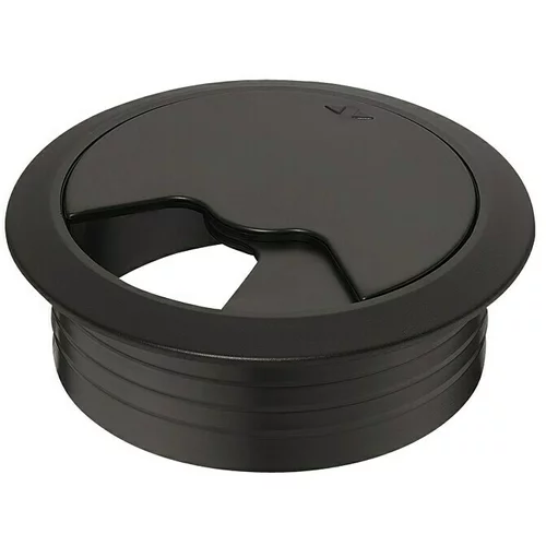 Häfele Vodilica za kabel (Promjer: 60 mm, Crne boje)