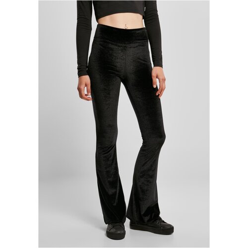 UC Ladies Women&amp;#039;s high-waisted velvet leggings black Slike