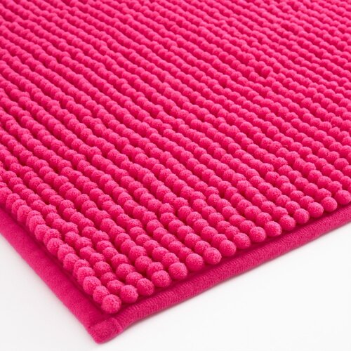 Catherine Lansfield Temno rožnata kopalni&amp;scaron;ka preproga 50x80 cm Bobble &amp;ndash; Slike