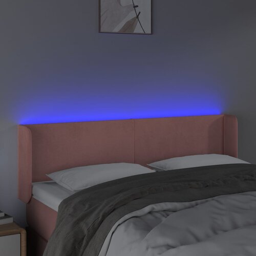  LED uzglavlje ružičasto 147x16x78/88 cm bar&amp;scaron;unasto Slike