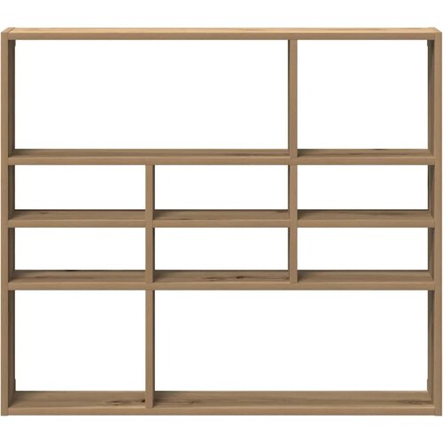  Zidna polica Artisan hrast 90x16x78 cm izrađeno drvo Slike