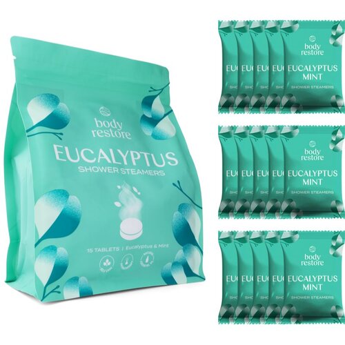 Body Restore Eucalyptus &amp;amp; Mint tablete za tu&amp;scaron;iranje 15 kom Slike