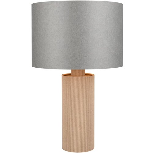  Sivo-bež namizna svetilka (višina 48 cm) Canio – Cene