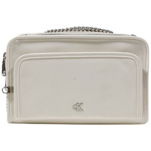 Calvin Klein Jeans Torbe K60K613046 - UTILITY DBL ZIP CAMERA Bela Slike