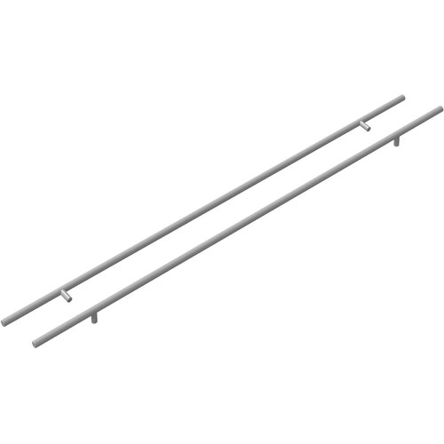  za ormar 2 pcs Srebrno 900 mm Nehrđajući čelik Slike