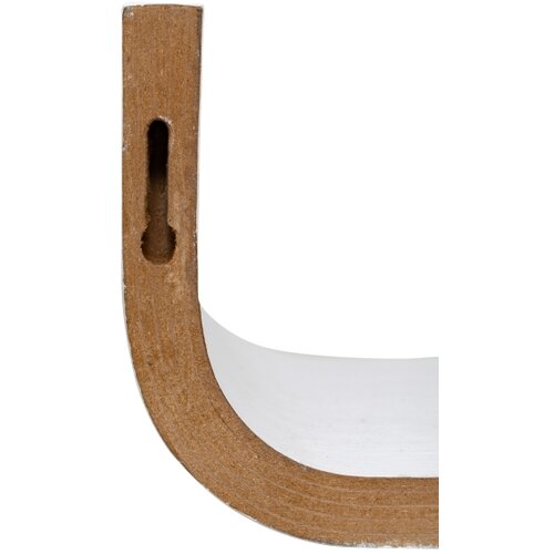 5five Zidna polica KAPTO 80x20 cm bela Slike