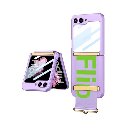  Futrola strap case za samsung f741b galaxy z flip 6 5g ljubicasta (gkk case) ( F116695 ) Cene