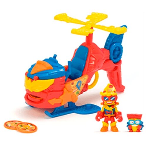 Kaboo SuperThings Pizzacopter - helikopter SuperThings. Z zaganjanjem diska za pice. Vključuje 1 ekskluzivno Kazoom Kid in 1 ekskluzivno površino, (21551479) Cene