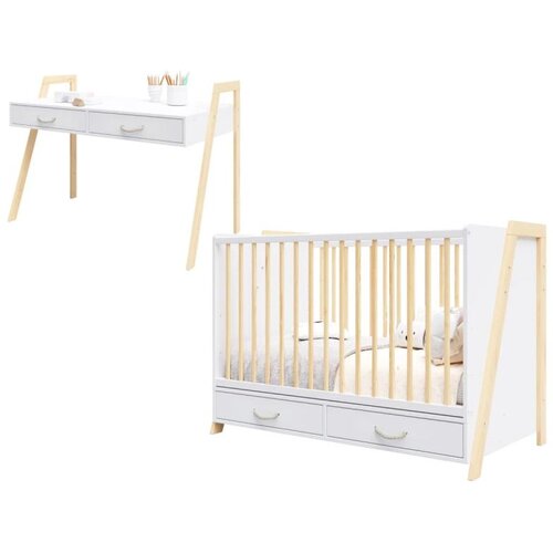 Lettino LUNA KREVETAC 2U1 + FIOKA Cene
