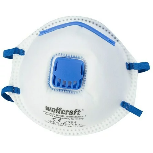 Wolfcraft Maska za finu prašinu (FFP2, 3 Kom., S ventilom)