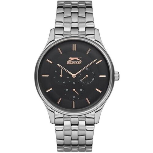 Slazenger Mu&amp;scaron;ki sat 09.6152.2.02, Kvarcni, Okrugli, 43 mm, Srebrne boje Slike