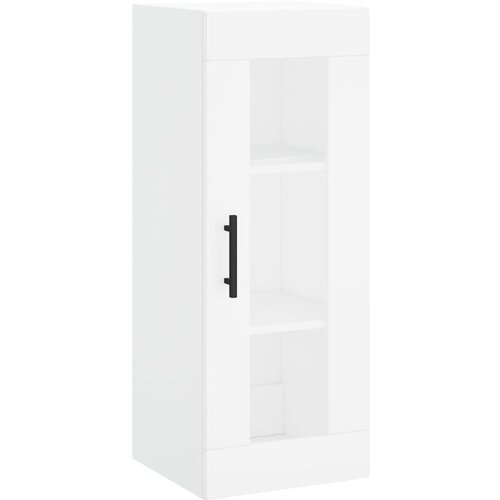  Visoka komoda bijeli 34,5x34x180 cm od konstruiranog drva Slike