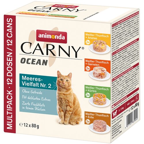 Animonda Ekonomično pakiranje: Carny Ocean 24 x 80 g - Miješano pakiranje II (4 vrste) Cijene