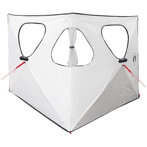 vidaXL Lovski &scaron;otor s streho Bela zatemnitev 145 x 145 x 150 cm, (5000309635) Cene