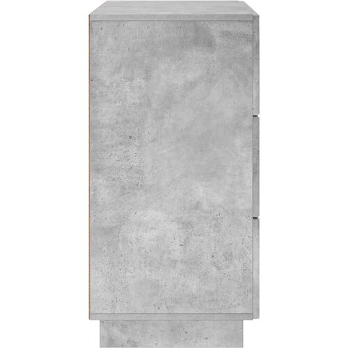  Komoda Betonska siva 70 x 38 x 75 cm Konstruirano drvo Slike