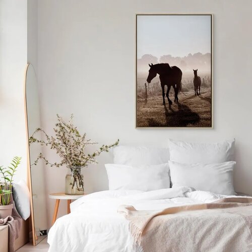  Slika - Morning of Memories (1 Part) Vertical 80x120 U prirodnom drvenom okviru Slike