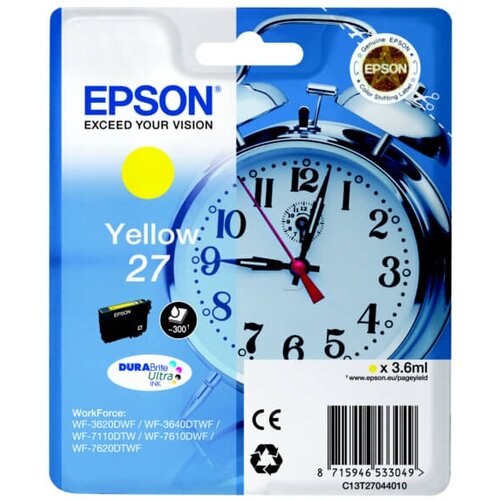 Epson kartuša 27 (C13T27044010) (rumena), original Cene