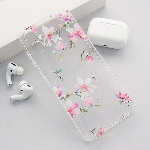 Nanobit Maska za Samsung A06/ A065F Print Pink Mangolia Flowers Cene