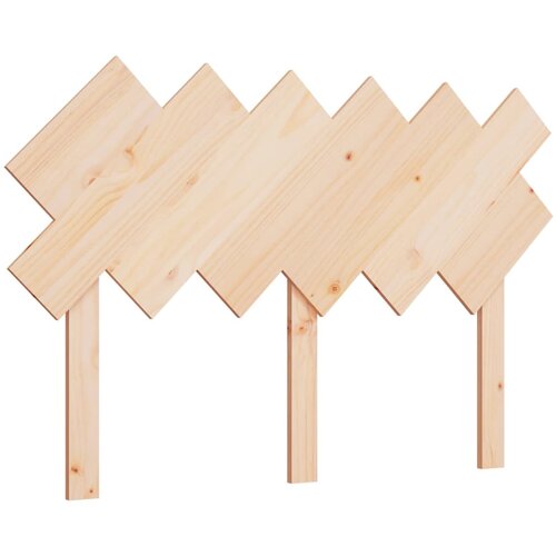 Maison Chic posteljno vzglavje - vzglavna omarica - nočna omarica 122,5x3x80,5 cm trdna borovina, (21705185) Slike