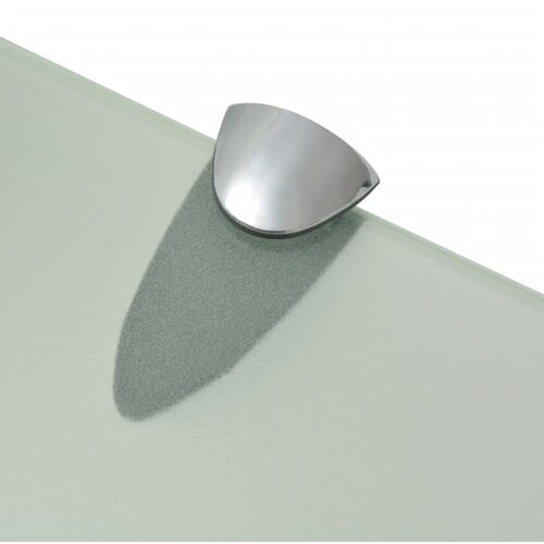  Zidne police 2 kom staklene 80 x 20 cm 8 mm Slike