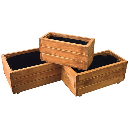  Set drvenih posuda za cvijeće (3 kom) Cijene