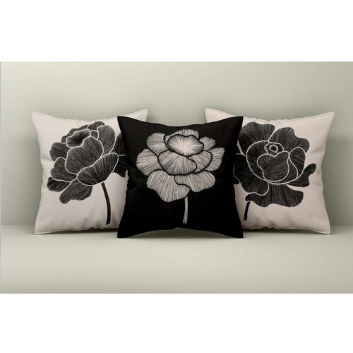 WALLXPERT Asr_plw25 - 32 multicolor cushion cover set (3 pieces) Cene