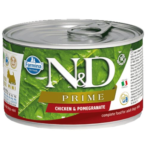 N&d Prime konzerva za pse Mini Adult, Nar i Piletina, 140 g Cene