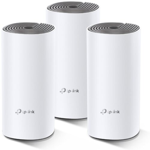 Lan Router TP-Link DECO E4(3-PACK) AC1200Mbp/s Dual-Band Mesh Wi-Fi System Cene