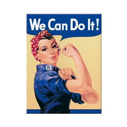 Nostalgic Art Magnet We can do it Cene