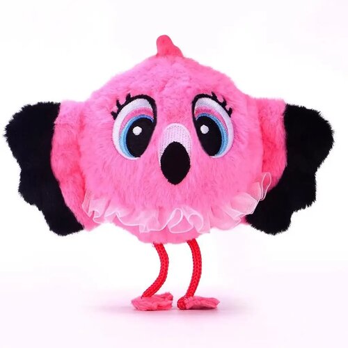 Mga Entertainment Bouncibles: Poskakajoča pli&scaron;asta žoga - Mimi, rožnati flamingo Cene