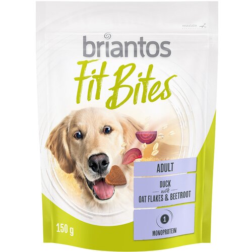 briantos FitBites" - raca z rdečo peso & ovsenimi kosmiči - Varčno pakiranje: 3 x 150 g vrečka Cijene