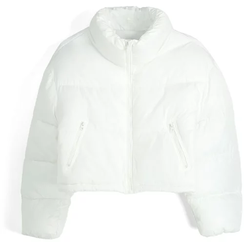 Bershka Prehodna jakna bela