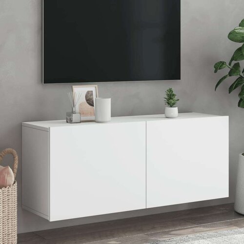  Zidni TV ormarić bijeli 100x30x41 cm Cijene