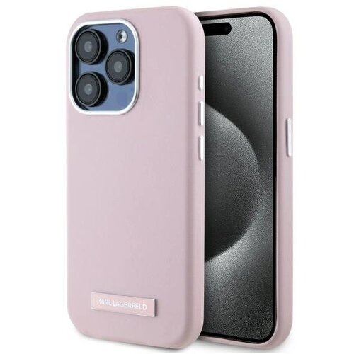 Karl Lagerfeld OVITEK FW METAL PLATE ZA MAGSAFE ZA IPHONE 15 PRO MAX ROZA, (21898060) Cene