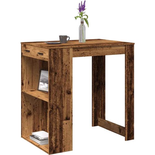 VidaXL barski stol boja starog drva 102x70x103,5 cm konstruirano drvo Slike