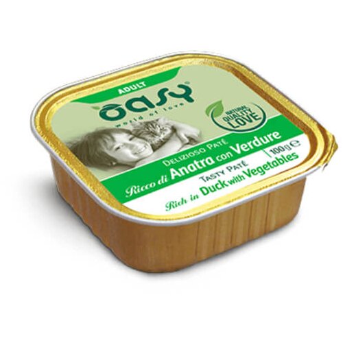Oasy Tasty Pat&amp;eacute; Adult raca, pat&amp;eacute; v posodici - 100 g 100 g Slike