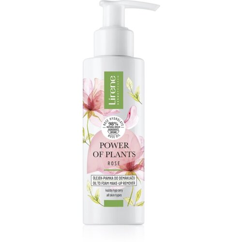 Lirene Power of Plants Rose čistilna pena za obraz z vrtničnim oljem 145 ml Cene
