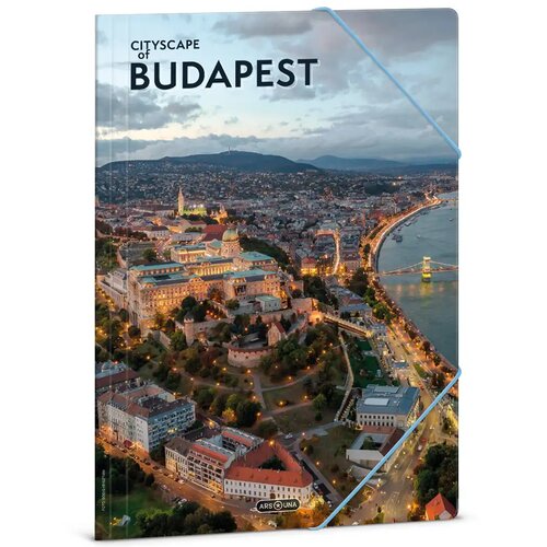 Ars Una Cityscape of Budapest gumirana mapa A/4 Cene