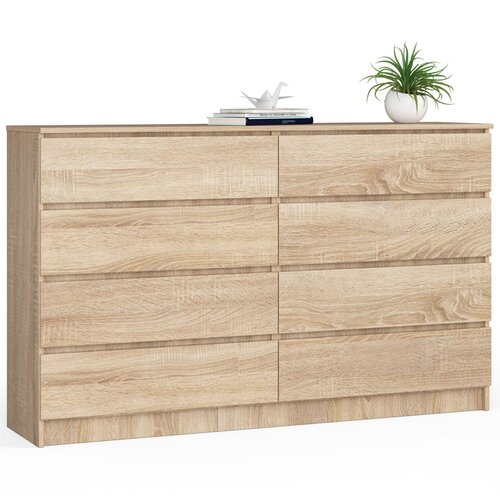 AKORD KOMODA K160 8SZ CLP DĄB SONOMA, (21703160) Slike