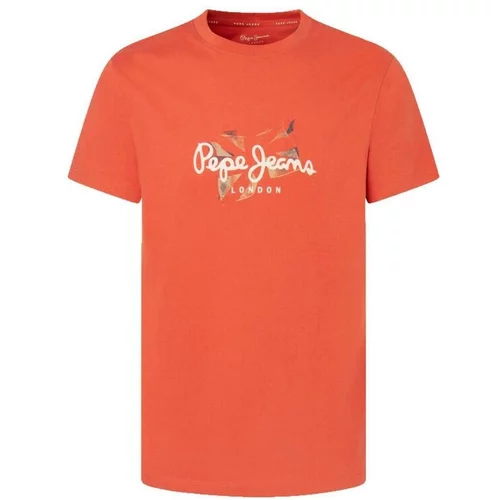 PepeJeans Majice s kratkimi rokavi - Oranžna