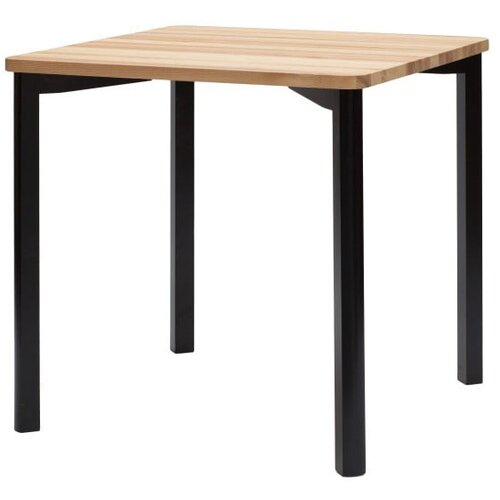 Ragaba crni stol za blagovaonicu sa zaobljenim nogama Trivento, 80 x 80 cm Cijene