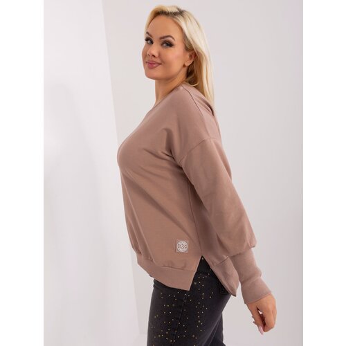 RELEVANCE Blouse-RV-BZ-9144.37-dark beige Cene
