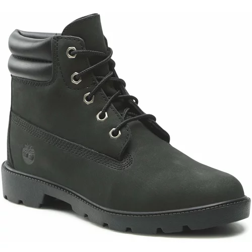 Timberland Pohodni čevlji 6 In Basic Boot TB0A2MBJ0011 Black Nubuck