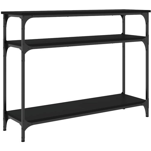  Konzolna stolica Crni hrast 100 x 29 x 75 cm Konstruirano drvo Slike